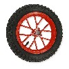 Komplettes Vorderrad f�r Pocket bike cross (8'' rot), Pocket Cross Teile