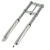 Gabel f�r pocket bike cross silber, Pocket Cross Teile