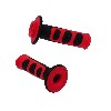 Griffe rutschfest dirt bike (rot / schwarz) Pocket Cross, Pocket Cross Teile