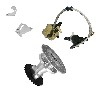 Scheibenbremsen-Satz 155mm hinten Tuning f�r Monkey-Gorilla 50 bis 125ccm, Teile Skymini Monkey Gorilla