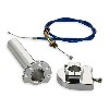 Gasgriff (schnell), alu, Qualit�tsprodukt + Kabel, blau, Teile Pocket Bike ZPF