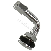 Ventil Winkel f�r Schlauchlose Reifen (Chrom), Teile Pockets Supermoto