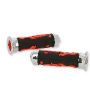Griffe rutschfest dirt bike Flamme (rot / schwarz) Typ 3 200cc H2O