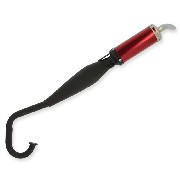Auspuff Tuning, rot, (Typ 2) fr pocket bike