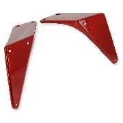 Heckspoileruntersttzung fr ATV 350F3 rot