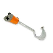 Auspuff Tuning Edelstahl, gold, (Typ 23) fr pocket Supermotard
