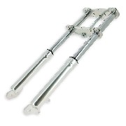 Gabel fr pocket Supermotard (145mm) silber