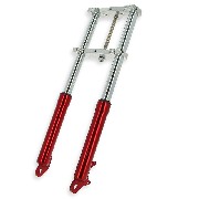 Gabel fr pocket Supermotard (145mm) rot