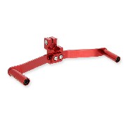 Ganghebel aus Alu fr Quad (rot)