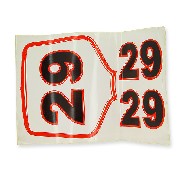 Autocollant Num 29