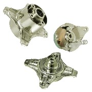 Radnabe Tuning vorn-hinten 10mm f�r Pbr 50 ccm bis 125 ccm (Nickel)