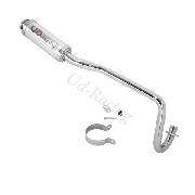 Auspuff dirt bike UD Racing chrom