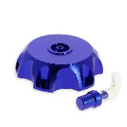 Tankdeckel, blau, fr dirt bike