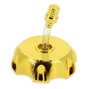 Tankdeckel, gold, fr dirt bike Tuning
