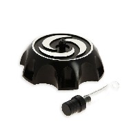 Tankdeckel, schwarz, fr dirt bike (Typ 2)