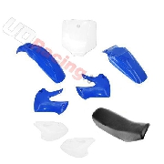 Verkleidung dirt bike 125/250 ccm + Sitzbank (blau)