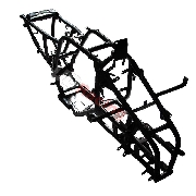Rahmen fr Quad Shineray 200 STIIE-B