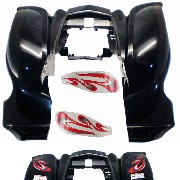 Verkleidung f�r Quad Shineray 200 ccm + Aufkleber (hinten)