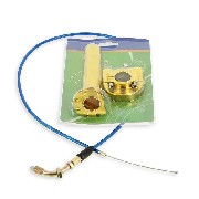  Gasgriff (schnell), gold, Qualittsprodukt + Kabel, blau