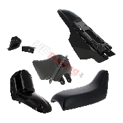 Verkleidung komplett fr Yamaha PW50 (Schwarz)