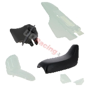 Verkleidung komplett fr Yamaha PW50 (Wei)