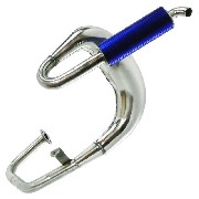 Auspuff fr Roller mit Verbrennungsmotor (blau)