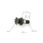 Ritzel verstrkt 8 Z kl. Teilung (metrisch)