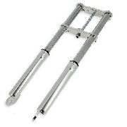 Gabel fr pocket Supermotard silber