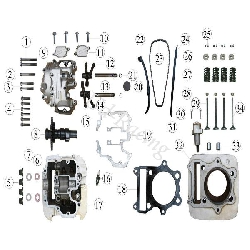Kipphebel f�r Quads Shineray 300ccm STE - ST-4E typ 2, Ersatzteile Quad Shineray 300