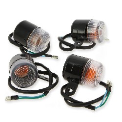 4 x Blinker hinten - vorn fr citycoco 50 ccm und 125 ccm (schwarz), citycoco shopper teile