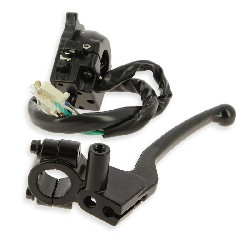 Lenkerschalter links f�r Skymini Monkey 50-125ccm mit LED Licht - Schwarz, Teile Skymini Monkey Gorilla