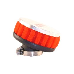 Filter - Luftfilter, rot, Hochleistung, Typ C (28 mm), Teile Pocket Bike ZPF