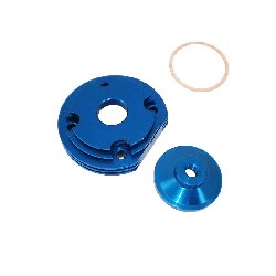 Zylinderkopf Racing, blau (Typ B), Ersatzteile Pocket bike