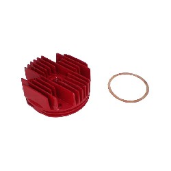 Zylinderkopf Racing, rot (Typ A), Teile Pockets Supermoto