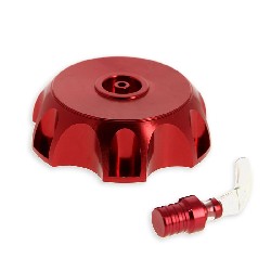 Tankdeckel, rot, für Bashan Quad 200 ccm (Red, BS200S-3)