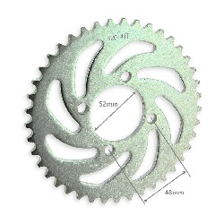 Kettenkranz, verstrkt, 41 Z, Zahnteilung 420 fr dirt bike (Typ 2)