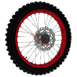 Rad vorn 17'' Komplette, rot, fr dirt bike AGB 30