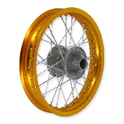 Felge hinten 14'', gold, fr dirt bike (Typ 1)