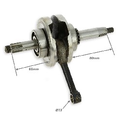Kurbelwelle fr ATV 107-110 ccm mit Motor 1P52FMH, Teile ATV 110cc  - 125cc