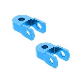 2 Verlängerung für Stoßdämpfer 6 cm dirt bike (blau)