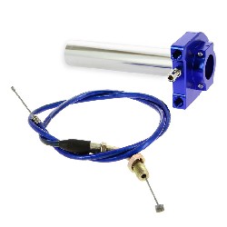 Gasgriff (schnell), blau, Qualitätsprodukt + Kabel