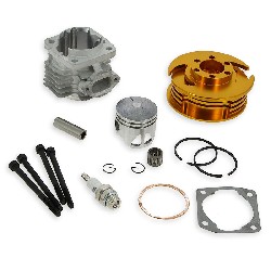 Kit f�r 53 ccm 4 Schleusen Bolzen 10 mm, gold (Typ C), Ersatzteile Pocket bike