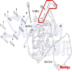 Kupplungshebel 125ccm f�r Monkey Gorilla, Teile Skymini Monkey Gorilla