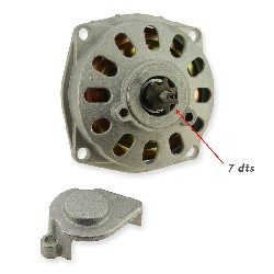 Kupplungsglocke + Gehuse + 7 Z Ritzel fr TF8, Teile Pockets Supermoto