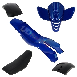 Verkleidung für pocket quad, blau Typ 2