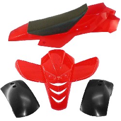 Verkleidung fr pocket quad,rot Typ 2