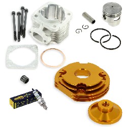 Kit 53 ccm 4 Schleusen, Achse 12 mm (Typ B gold), Teile Pockets Supermoto