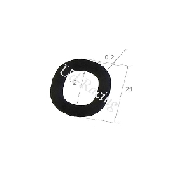 Scheibe f�r Kipphebelachse f�r Quad Shineray 250ccm ST-9E, Ersatz Shineray 250 STIXE ST9E