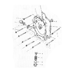 O-Ring f�r �ldeckel Motorroller Baotian BT49QT-7, Ersatzteile Baotian BT49QT-7
