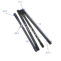 Zylinderkopfstehbolzen Quad Shineray 250 ccm ST-9E - STIXE, Ersatz Shineray 250 STIXE ST9E